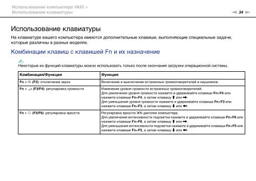 Sony VPCS13C5E - VPCS13C5E Mode d'emploi Russe