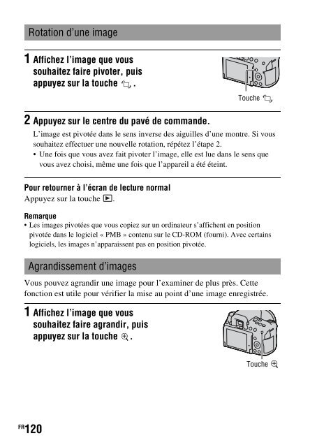 Sony DSLR-A550L - DSLR-A550L Consignes d&rsquo;utilisation Fran&ccedil;ais