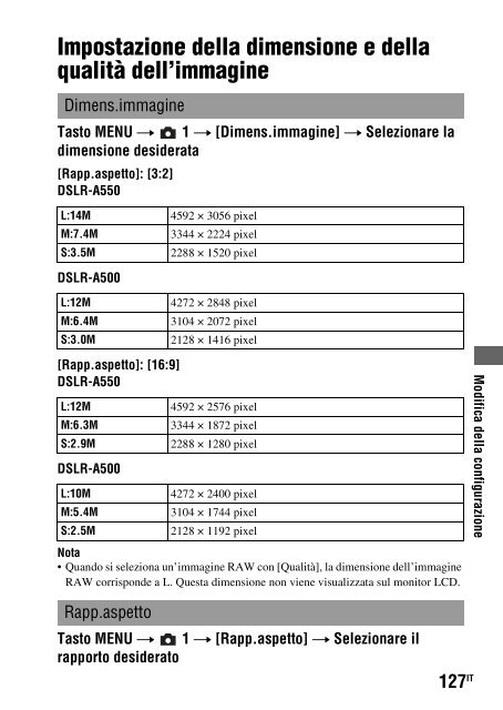 Sony DSLR-A550L - DSLR-A550L Consignes d&rsquo;utilisation Fran&ccedil;ais