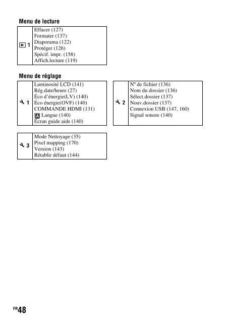 Sony DSLR-A550L - DSLR-A550L Consignes d&rsquo;utilisation Fran&ccedil;ais