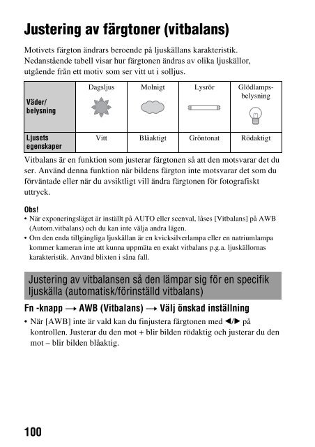 Sony DSLR-A550L - DSLR-A550L Mode d'emploi Su&eacute;dois