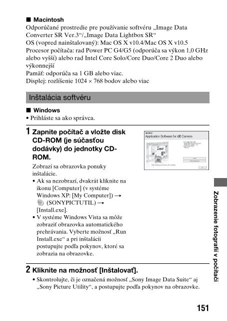 Sony DSLR-A550L - DSLR-A550L Consignes d&rsquo;utilisation Slovaque