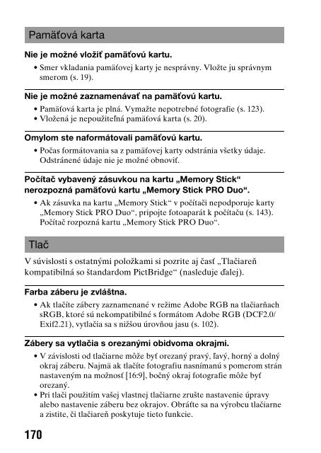 Sony DSLR-A550L - DSLR-A550L Consignes d&rsquo;utilisation Slovaque