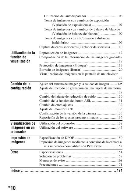 Sony DSLR-A550L - DSLR-A550L Consignes d&rsquo;utilisation Espagnol