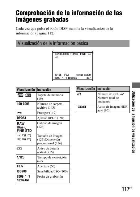 Sony DSLR-A550L - DSLR-A550L Consignes d&rsquo;utilisation Espagnol