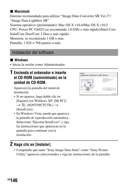 Sony DSLR-A550L - DSLR-A550L Consignes d&rsquo;utilisation Espagnol