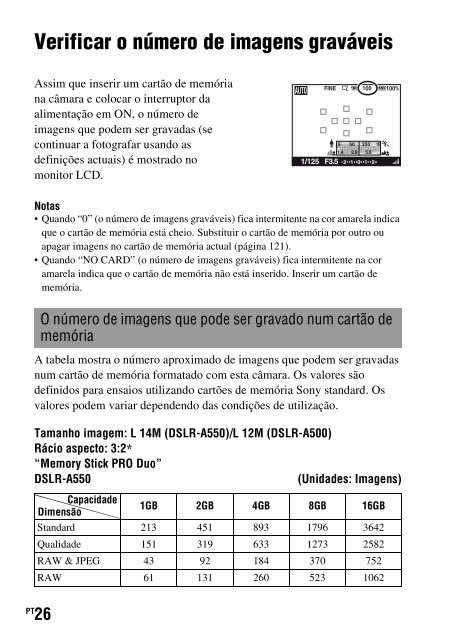 Sony DSLR-A550L - DSLR-A550L Consignes d&rsquo;utilisation Espagnol