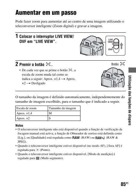 Sony DSLR-A550L - DSLR-A550L Consignes d&rsquo;utilisation Espagnol