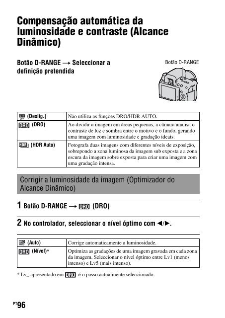 Sony DSLR-A550L - DSLR-A550L Consignes d&rsquo;utilisation Espagnol