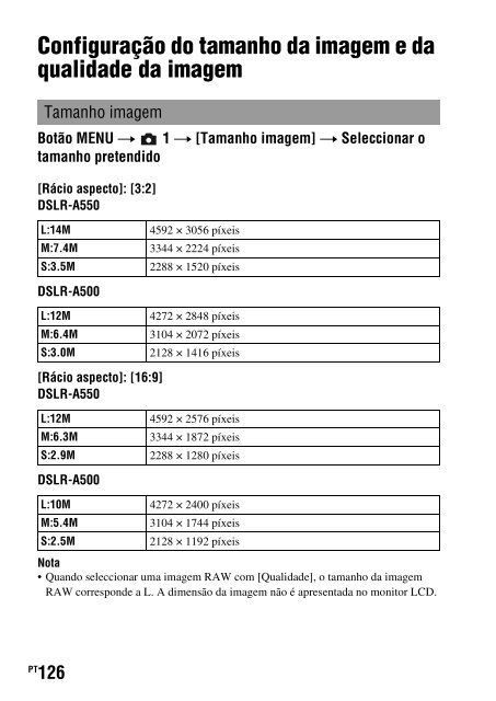 Sony DSLR-A550L - DSLR-A550L Consignes d&rsquo;utilisation Espagnol