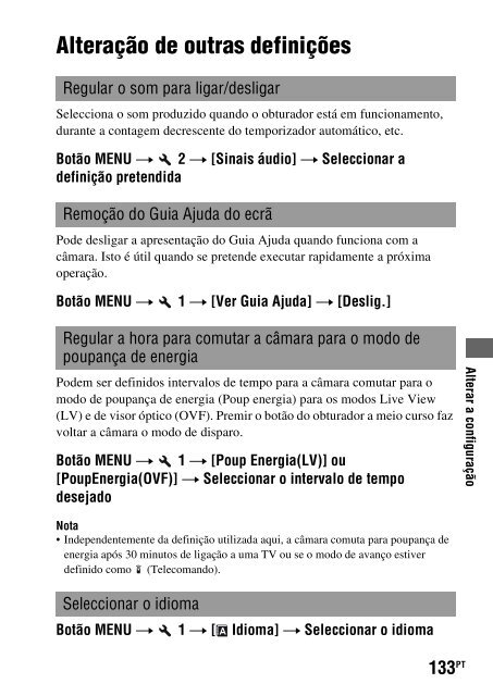 Sony DSLR-A550L - DSLR-A550L Consignes d&rsquo;utilisation Espagnol