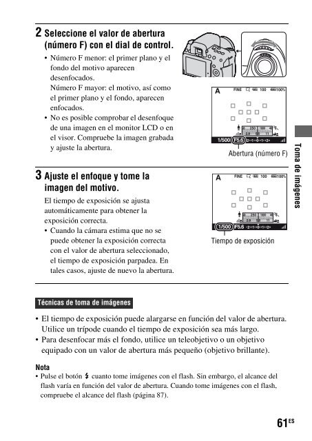 Sony DSLR-A550L - DSLR-A550L Consignes d&rsquo;utilisation Espagnol