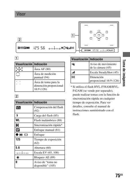 Sony DSLR-A550L - DSLR-A550L Consignes d&rsquo;utilisation Espagnol