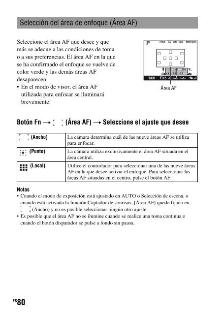 Sony DSLR-A550L - DSLR-A550L Consignes d&rsquo;utilisation Espagnol