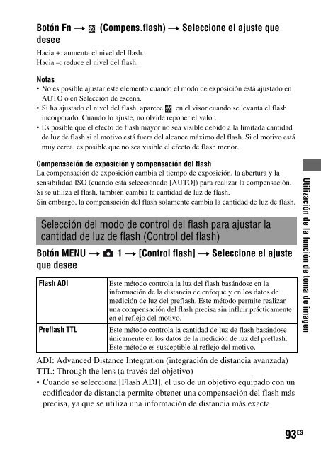 Sony DSLR-A550L - DSLR-A550L Consignes d&rsquo;utilisation Espagnol