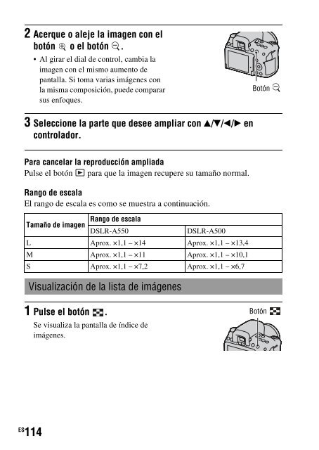 Sony DSLR-A550L - DSLR-A550L Consignes d&rsquo;utilisation Portugais