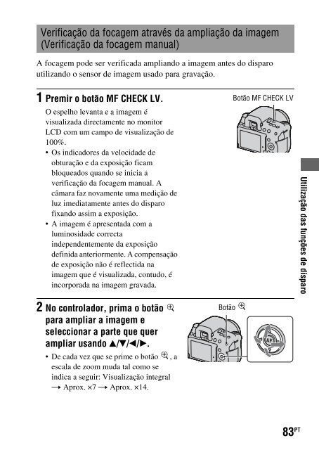 Sony DSLR-A550L - DSLR-A550L Consignes d&rsquo;utilisation Portugais