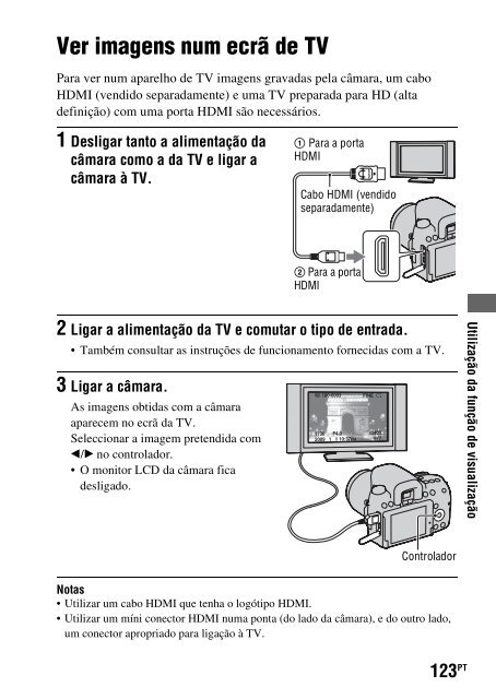 Sony DSLR-A550L - DSLR-A550L Consignes d&rsquo;utilisation Portugais