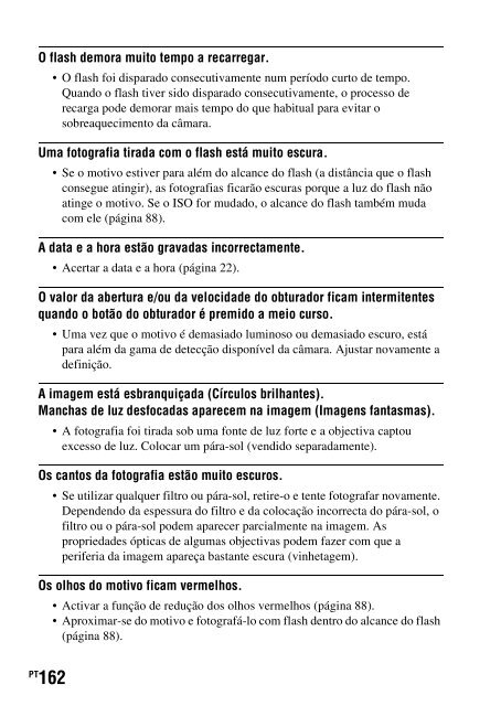 Sony DSLR-A550L - DSLR-A550L Consignes d&rsquo;utilisation Portugais