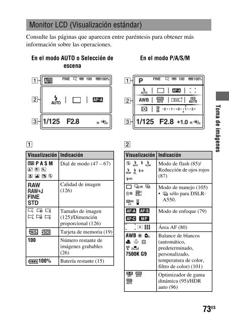 Sony DSLR-A550L - DSLR-A550L Consignes d&rsquo;utilisation Portugais