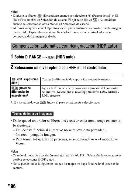 Sony DSLR-A550L - DSLR-A550L Consignes d&rsquo;utilisation Portugais