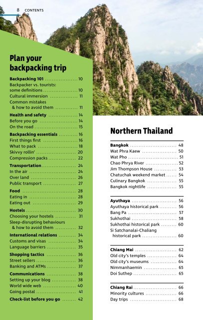 Backpacker's guide to Thailand