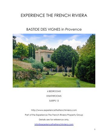 Bastide Des Vignes - Provence