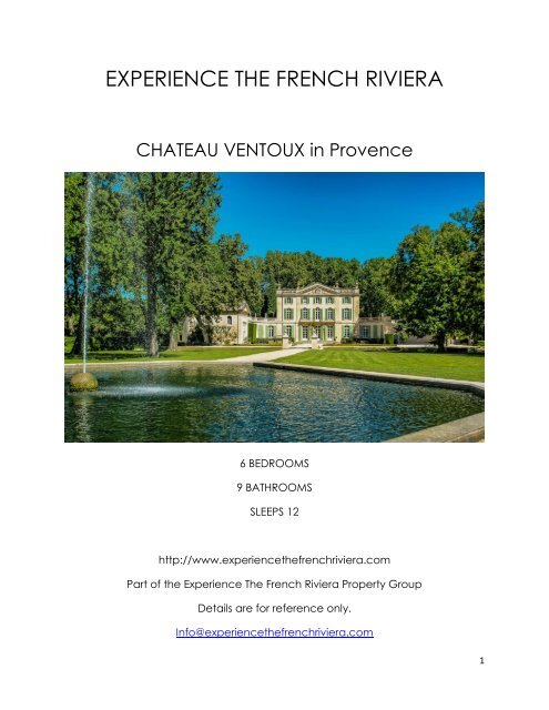 Chateau Ventoux - Provence