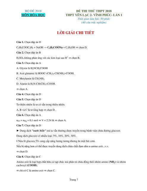 Bộ đề thi thử THPT QG 2018 Các môn HÓA - VẬT LÍ - TOÁN Các trường THPT Cả nước CÓ ĐÁP ÁN KÈM LỜI GIẢI (Lần 1) [DC19032018]