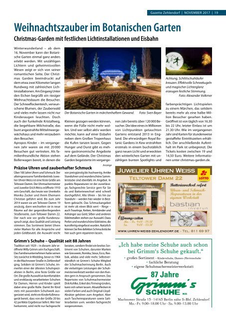 Gazette Zehlendorf Nr. 11/2017