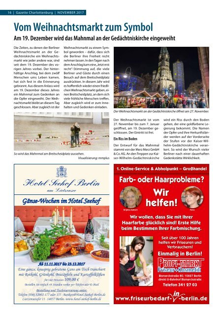 Gazette Charlottenburg Nr. 11/2017