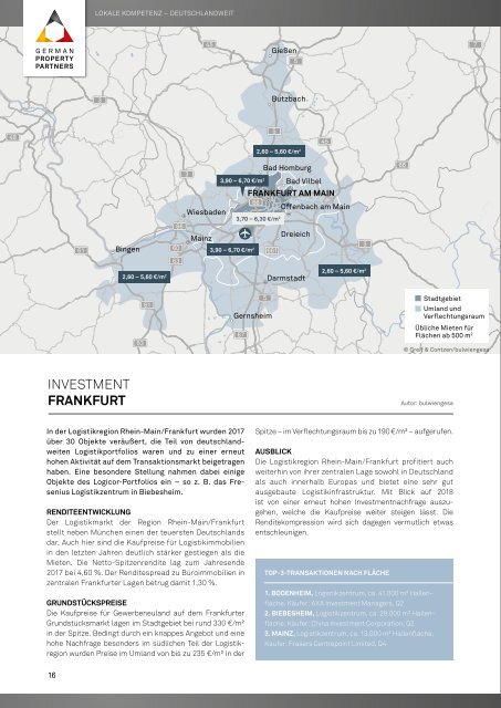 GPP Marktbericht Industrie/Logistik Deutsche Top-7-Standorte 2017