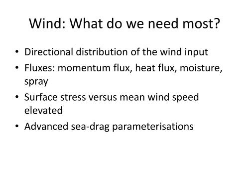 Role of Ocean Waves in the Coupled Atmosphere-Ocean ... - ecmwf