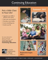 Put A Little Class In Your Life! - St. Louis Community College