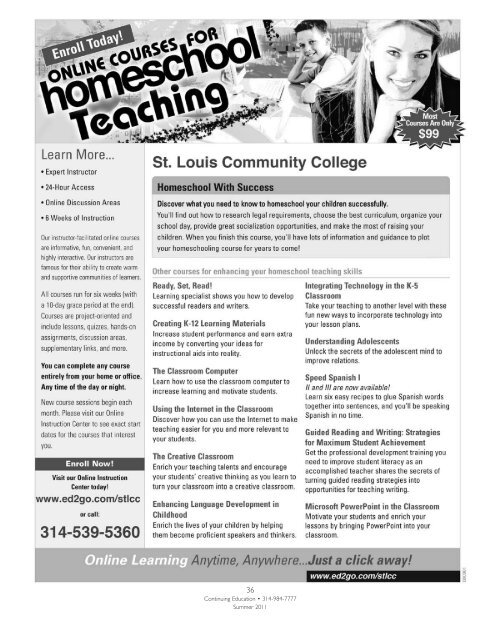 Put A Little Class In Your Life! - St. Louis Community College