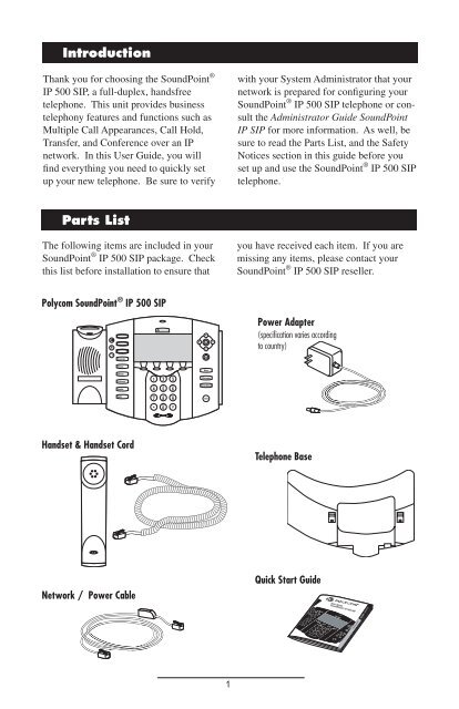 1 3 5 4 6 8 7 9 0 2 User Guide SoundPoint® IP ... - Polycom Support