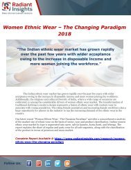 Women Ethnic Wear – The Changing Paradigm 2018