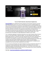 Trenorol Tbal75 - Legal Steroids for Bodybuilding