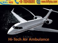 Get Affordable Air Ambulance Service from Patna and Ranchi by Hifly ICU
