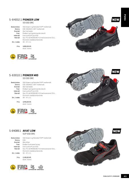 Puma Safety Shoes 2017/2018