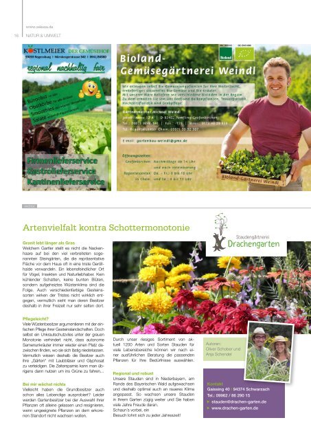 Ökona - das Magazin für natürliche Lebensart: Ausgabe Frühjahr 2018