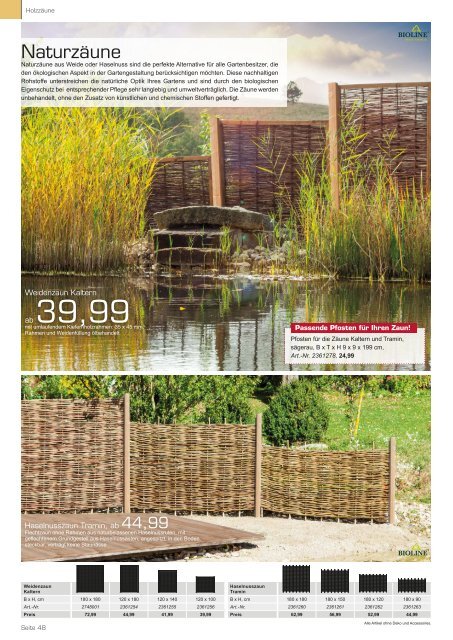 Gartenkatalog 2018 - Gebhardt Bauzentrum