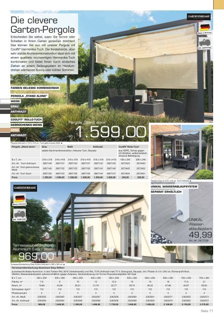 Gartenkatalog 2018 - Gebhardt Bauzentrum