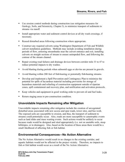 DOE/EIS-0332; McNary-John Day Transmission Line Project Draft ...