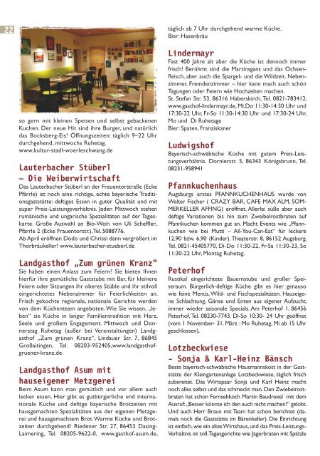 Gastro-Guide Augsburg 2018