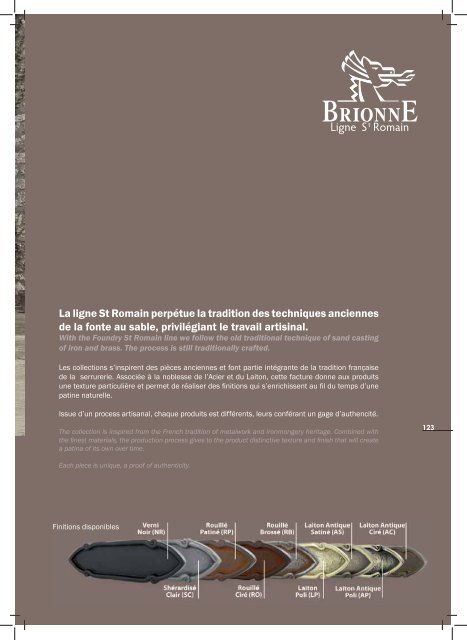 catalogue complet 2011Brionne