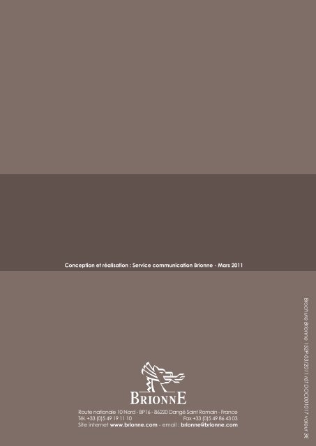 catalogue complet 2011Brionne
