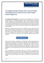 Pdf for Fire Fighting Chemicals Market