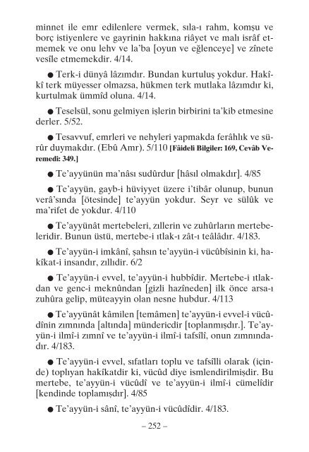 Kiymetsiz Yazilar - Imami Rabbani Ahmed Faruki Serhendi Hz. ve Muhammed Masum Hz. Mektubatlarindan - Hazirlayan Huseyin Hilmi Isik