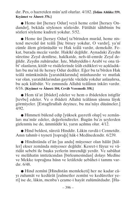 Kiymetsiz Yazilar - Imami Rabbani Ahmed Faruki Serhendi Hz. ve Muhammed Masum Hz. Mektubatlarindan - Hazirlayan Huseyin Hilmi Isik